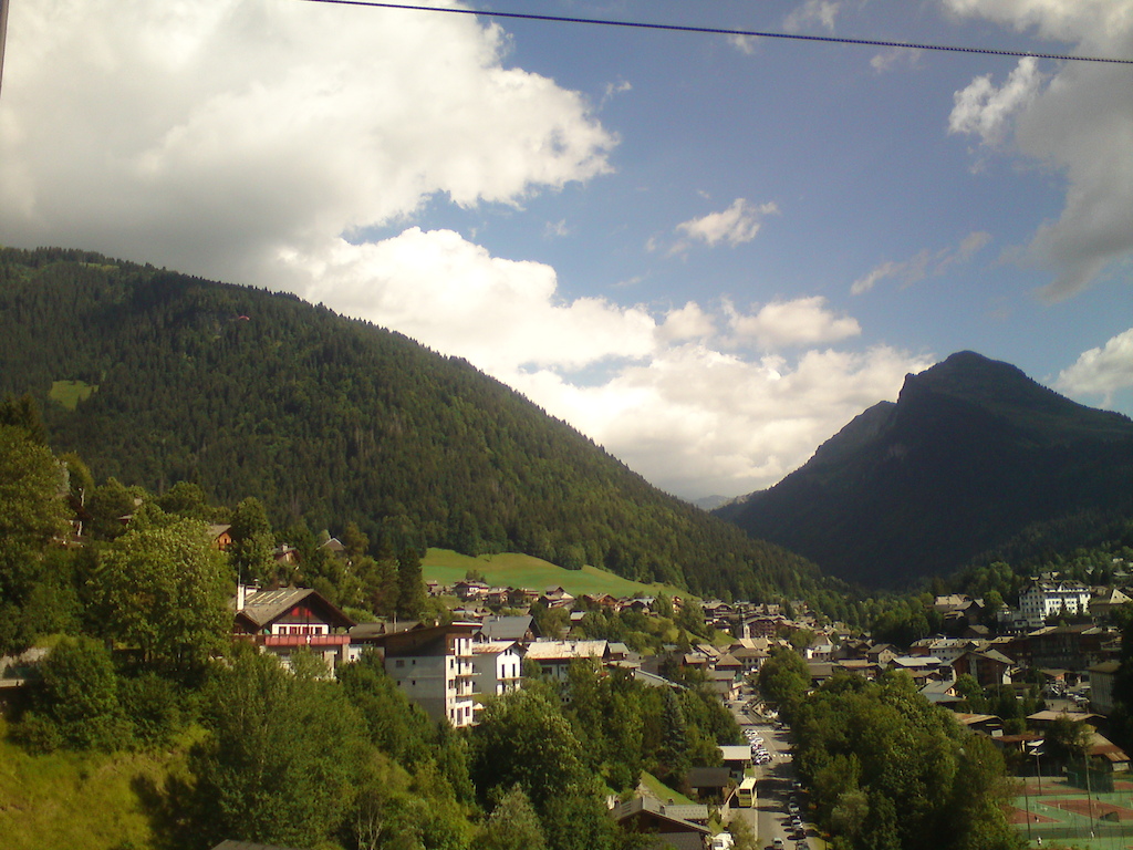 i think i took this from our balcony in morzine