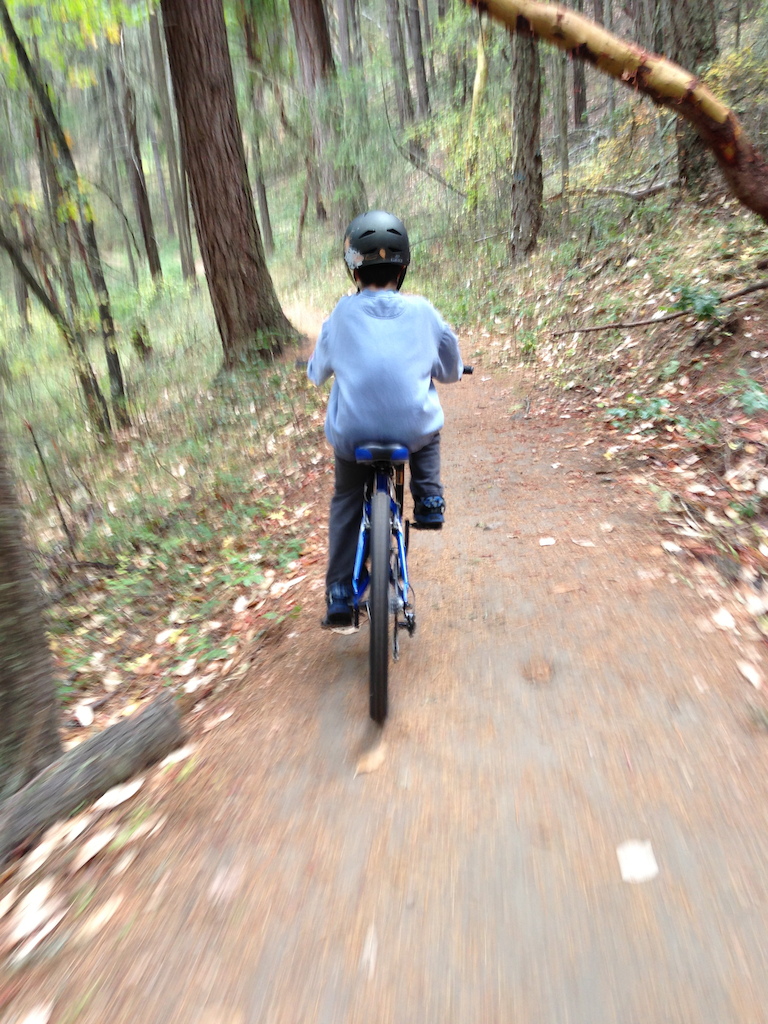 My oldest sons first MTB ride!