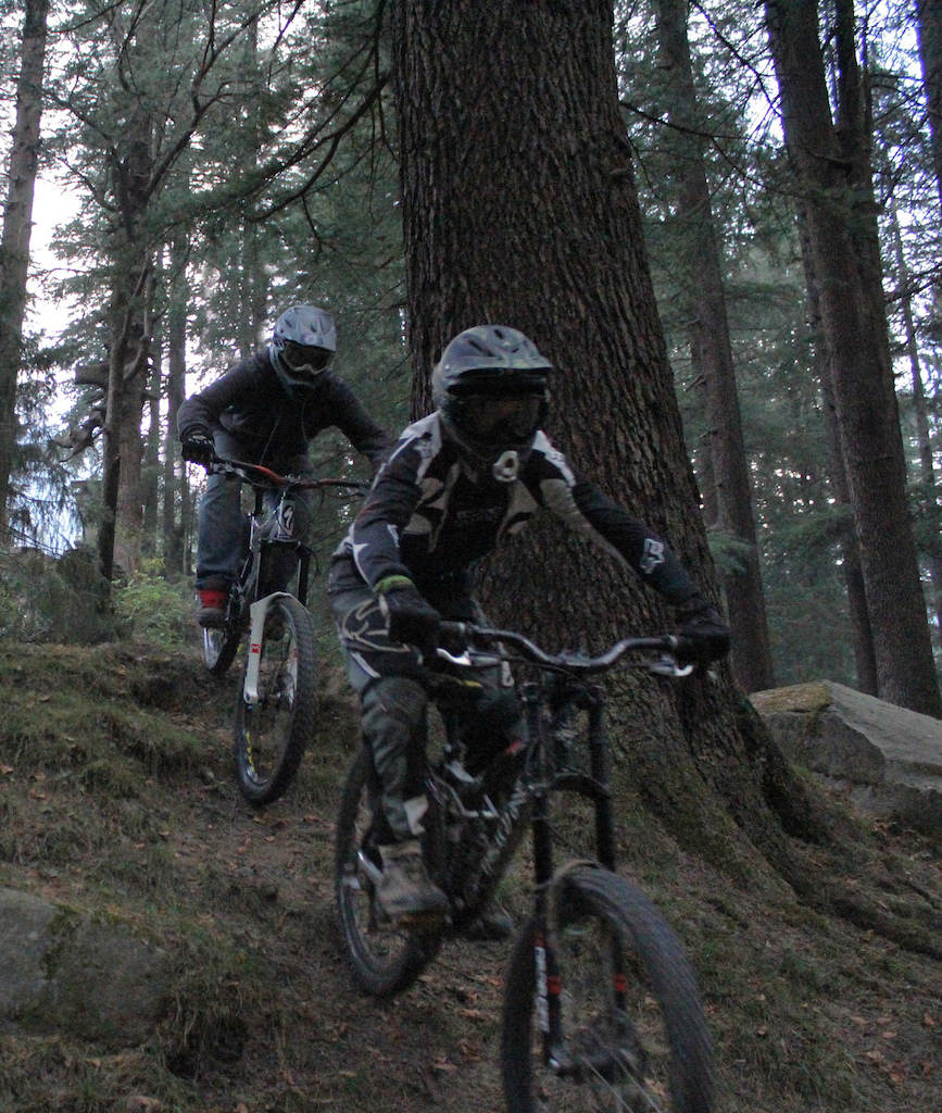 Riding in Manali and Solang.