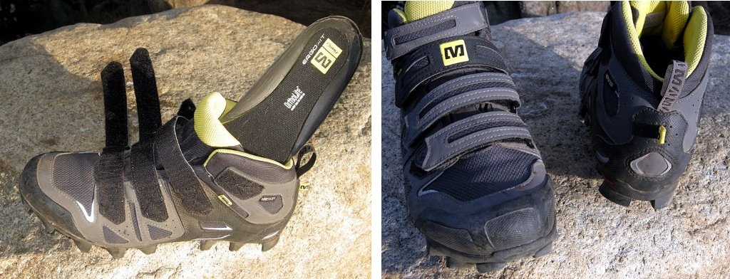 Mavic Scree Shoe Ergo Fit Ortholite insole, rubber reinforced toe and heel
