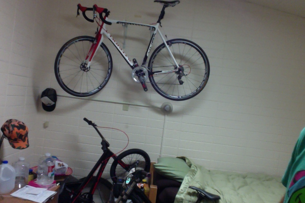 Not bad for three bikes and Po-Hung Kuo my roommate.