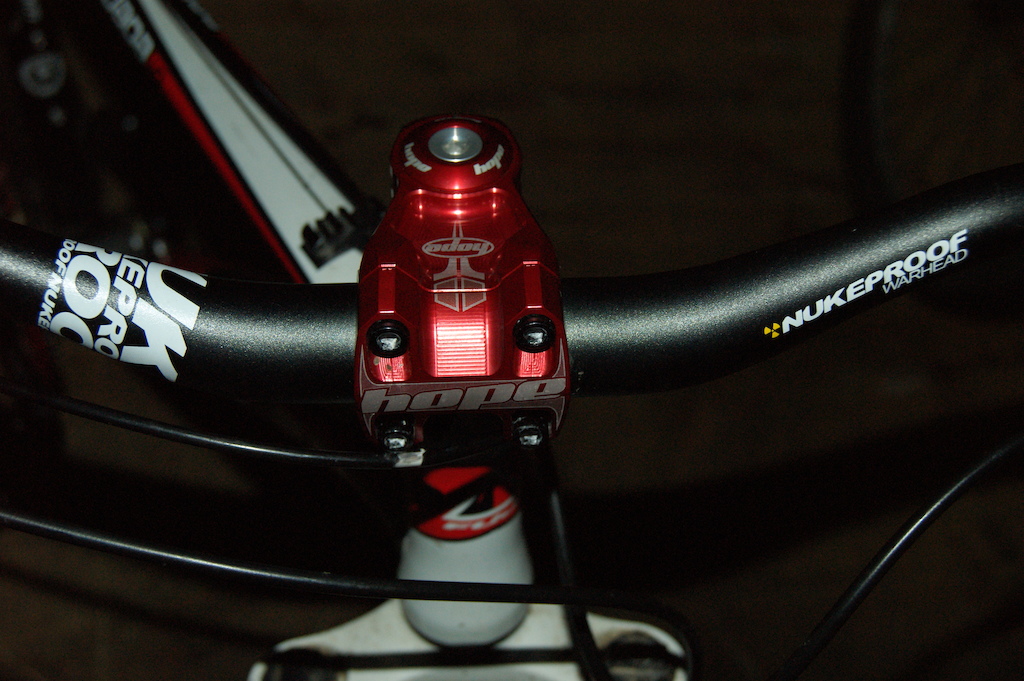 Hope DH Stem RED 31.8MM