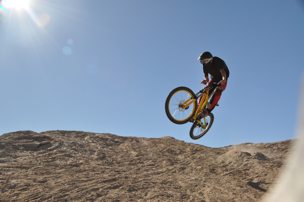 Little jump i made out at ocotillo