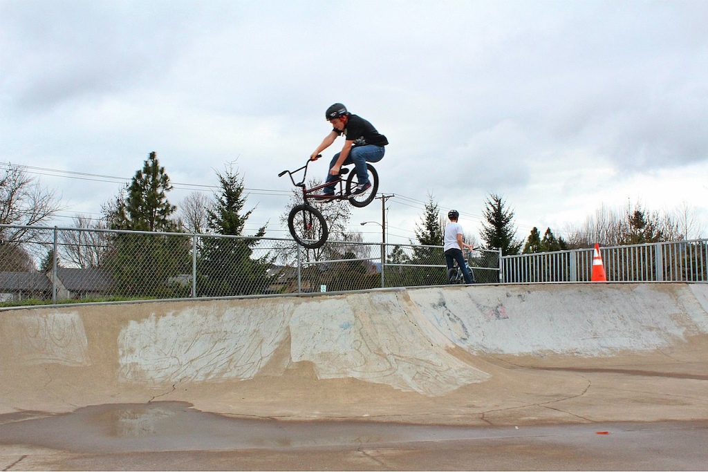T-bog over the volcano!