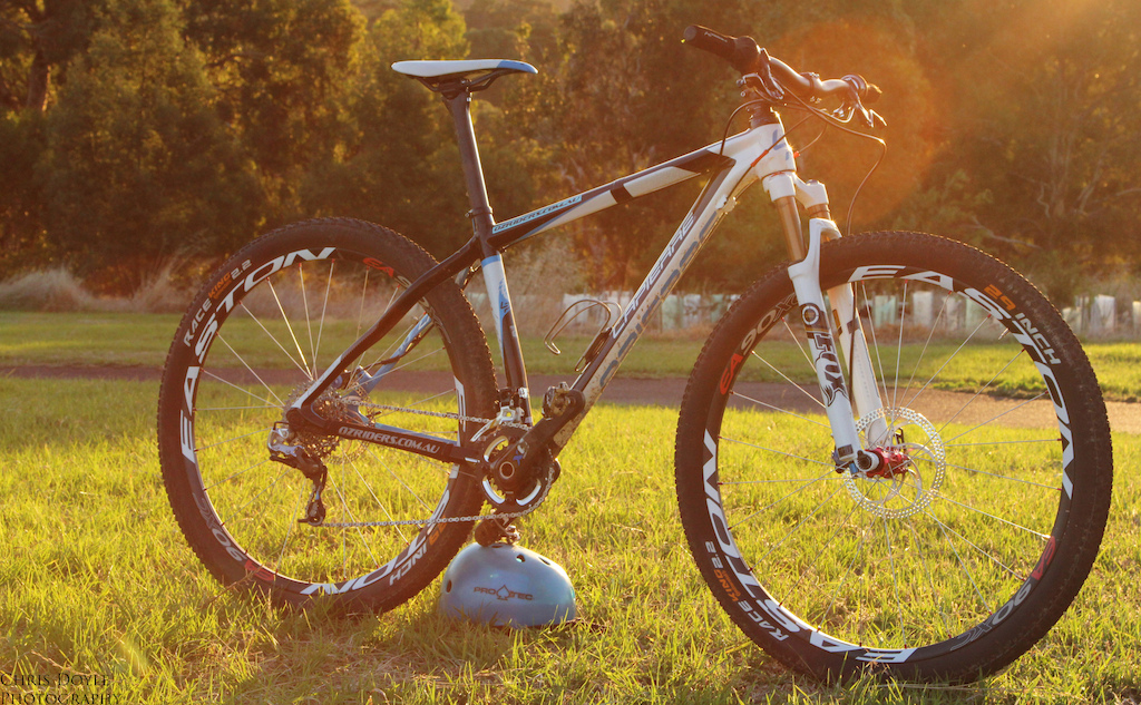 Fresh off the back of placing 3rd at national champs. Felix Smalley's new XC bike, he would like to thank Bicycle Superstore Junior Development Team and Ozriders Australia.