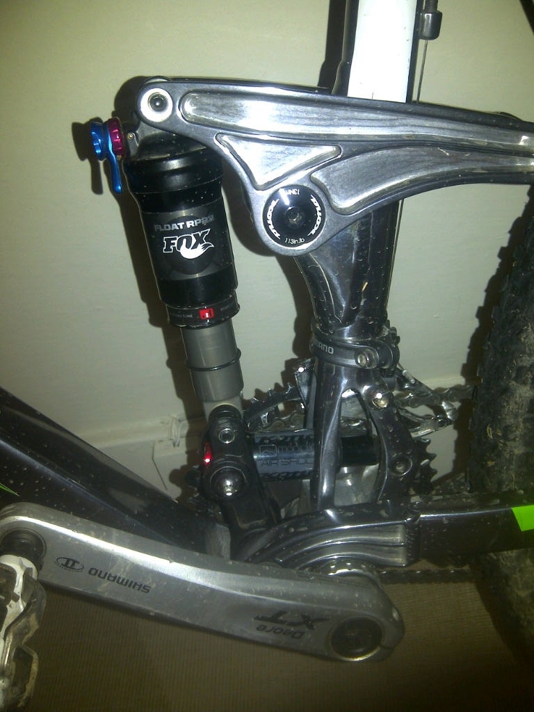 Fox RP23 and Kona 2012 Air Shock w/ Damper 100% and New Bushings installed on RP23