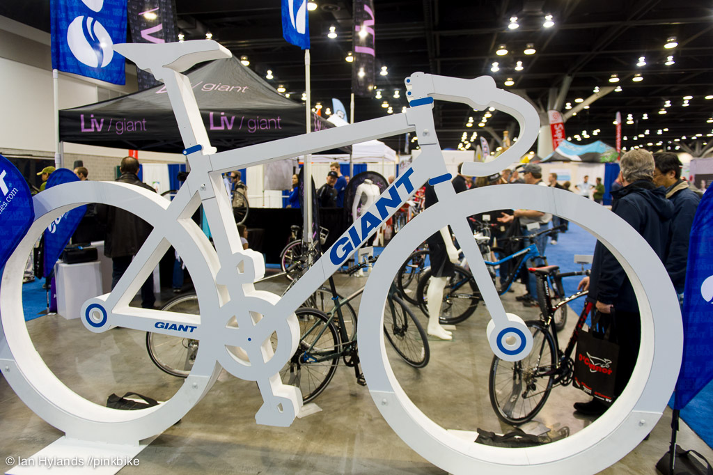 Giant Bikes at the show...