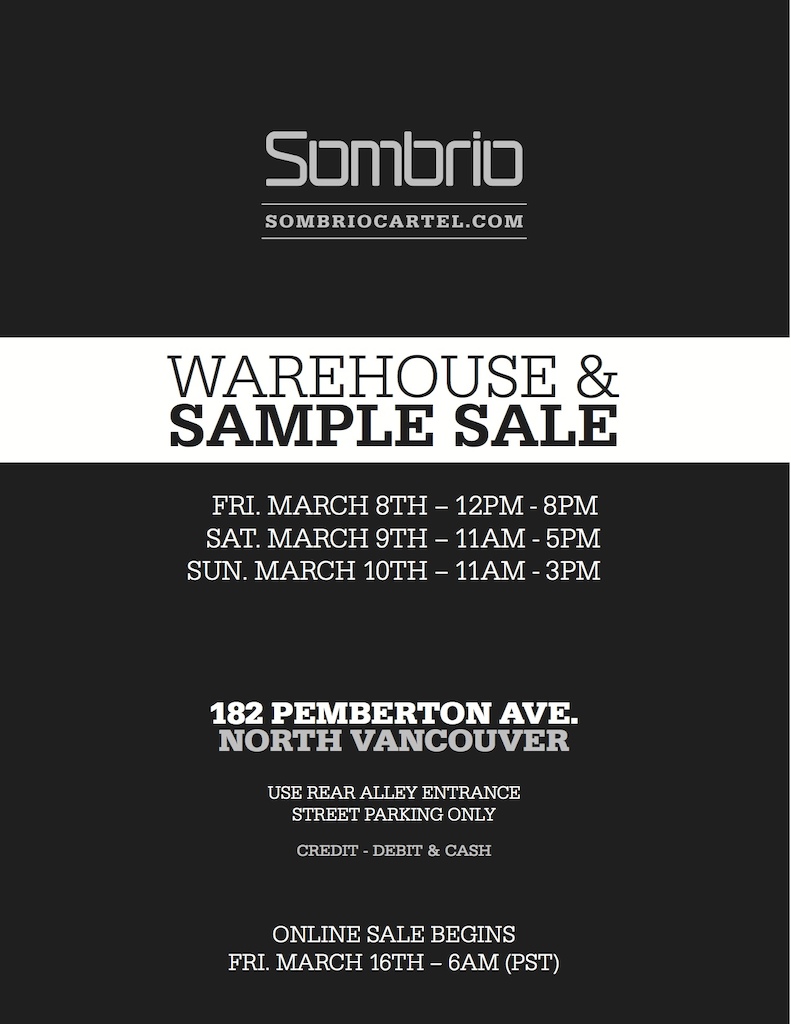 Sombrio Warehouse Sale