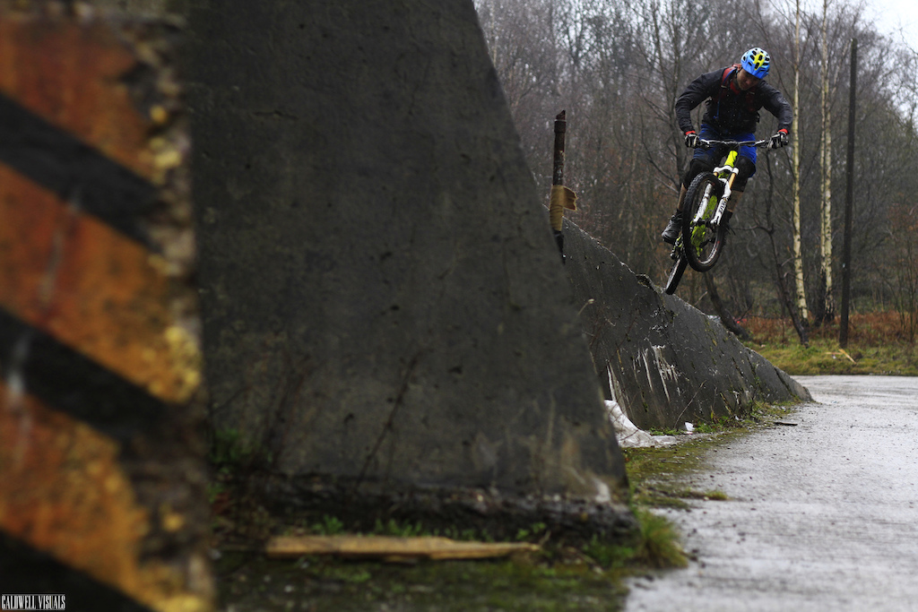 After realizing the trails were miserable, Duane decided to ride some street. www.caldwellvisuals.com