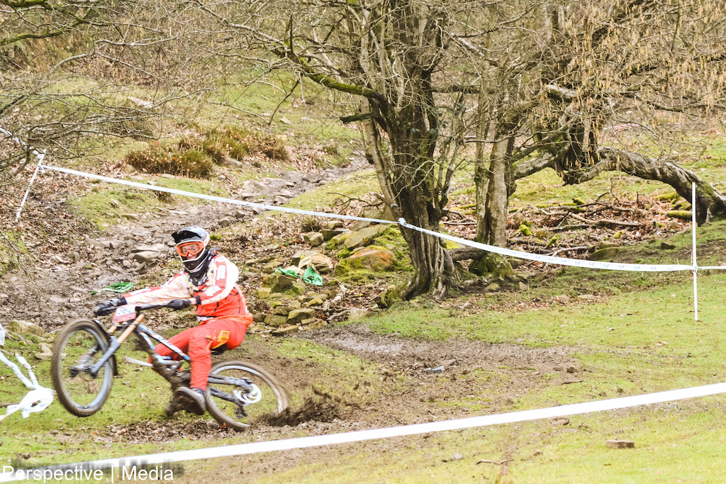 Mojo suspension rider Jack Perry getting a bit loose on saturdays practice,MIJs taff buggy round 1.