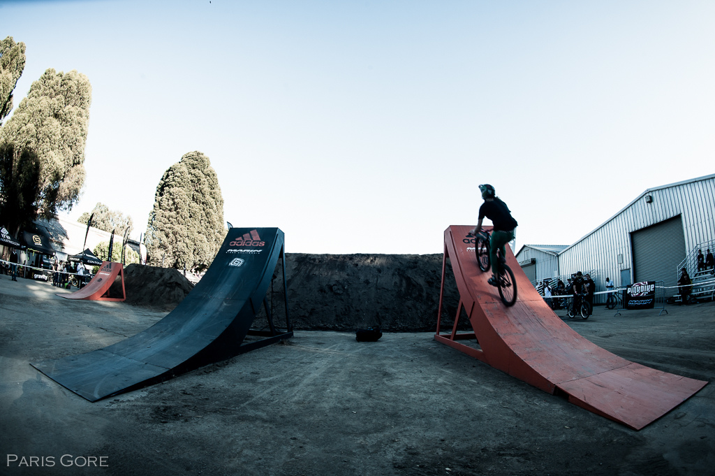 Deity riders Steven Bafus and Cody Gessel transfer back in forth the entire couse at AT's Showdown 2012. Most entertaining thing I watched all day.