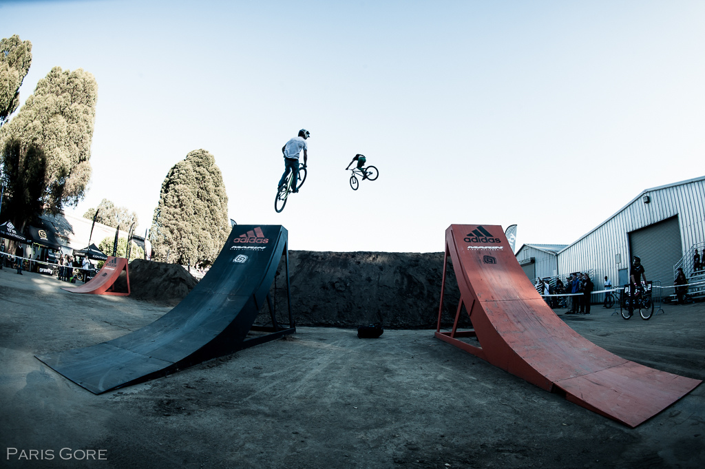 Deity riders Steven Bafus and Cody Gessel transfer back in forth the entire couse at AT's Showdown 2012. Most entertaining thing I watched all day.
