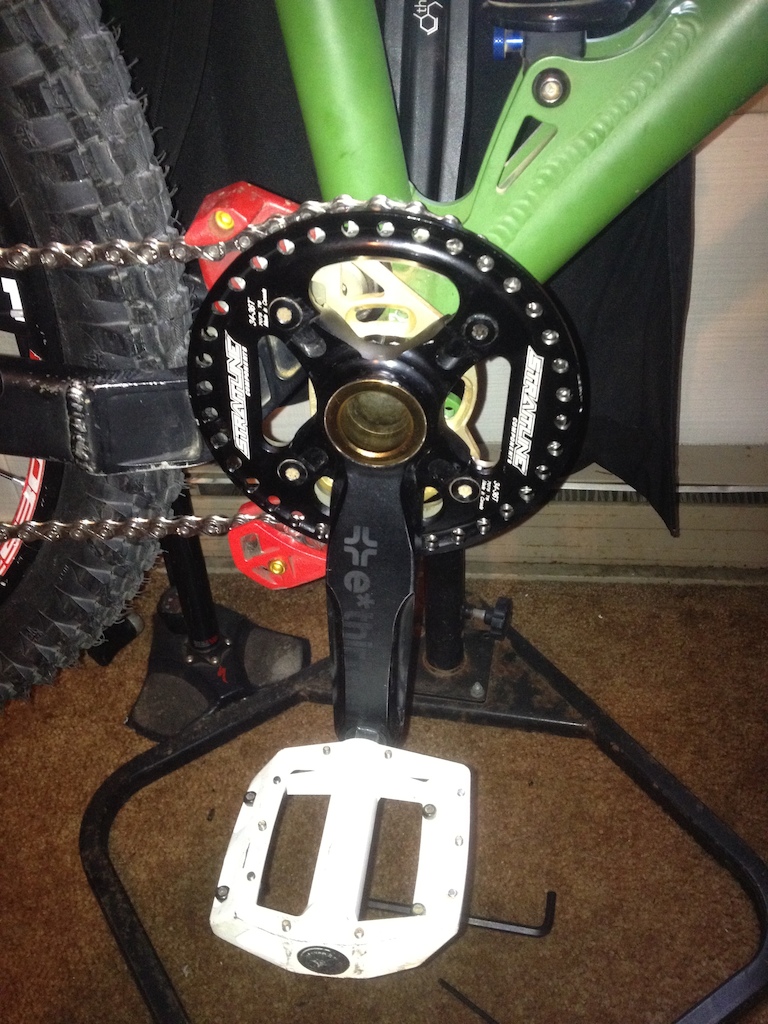 E13 lg1 cranks
Animal pedals
E13 chainguide
