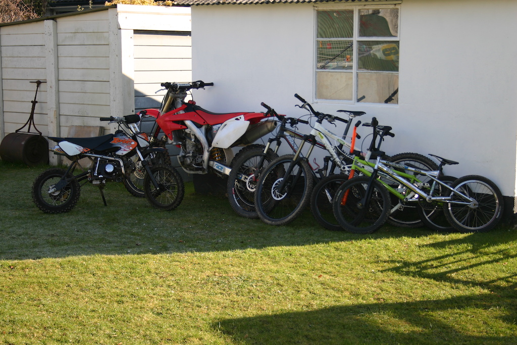 there's no such thing as too many bikes :P