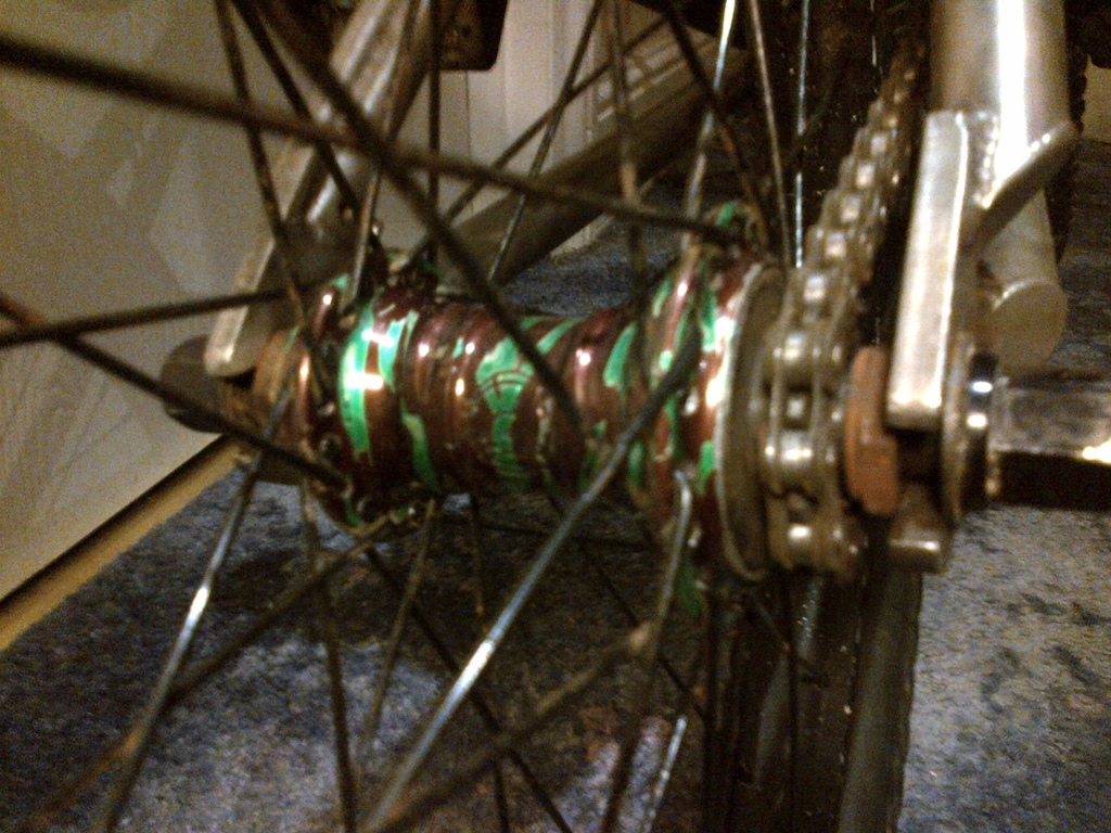 Limited Edition Profile rear hub with brand new axle, bearings and driver