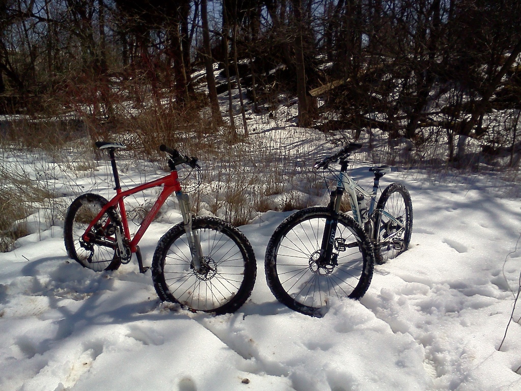Early season snow ride at Kelso