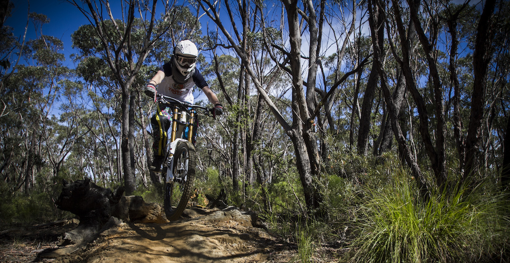 Over Easter I went out and shot some photos of my mate riding. Haven’t shot DH in ages, and nothing except racing.