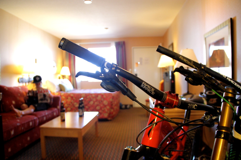 Accent Inn Bike Love - They want you to bring your bike in the Room!