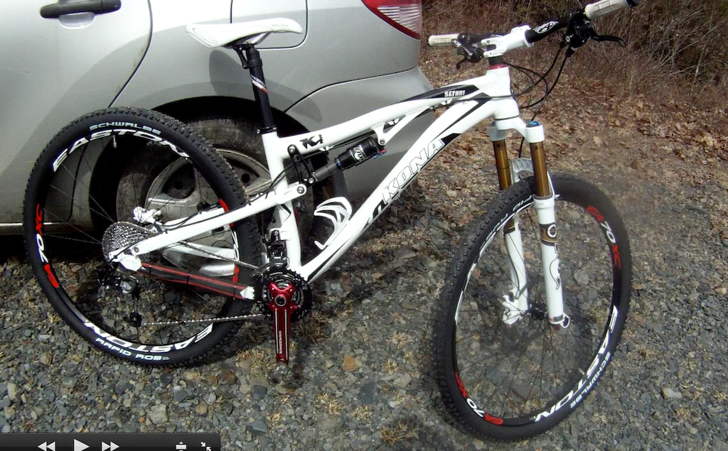 The last time it will ever be this clean. Kona Satori build, first ride.