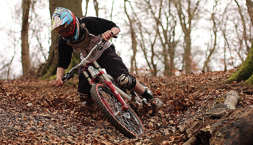 Smashing a leafy berm