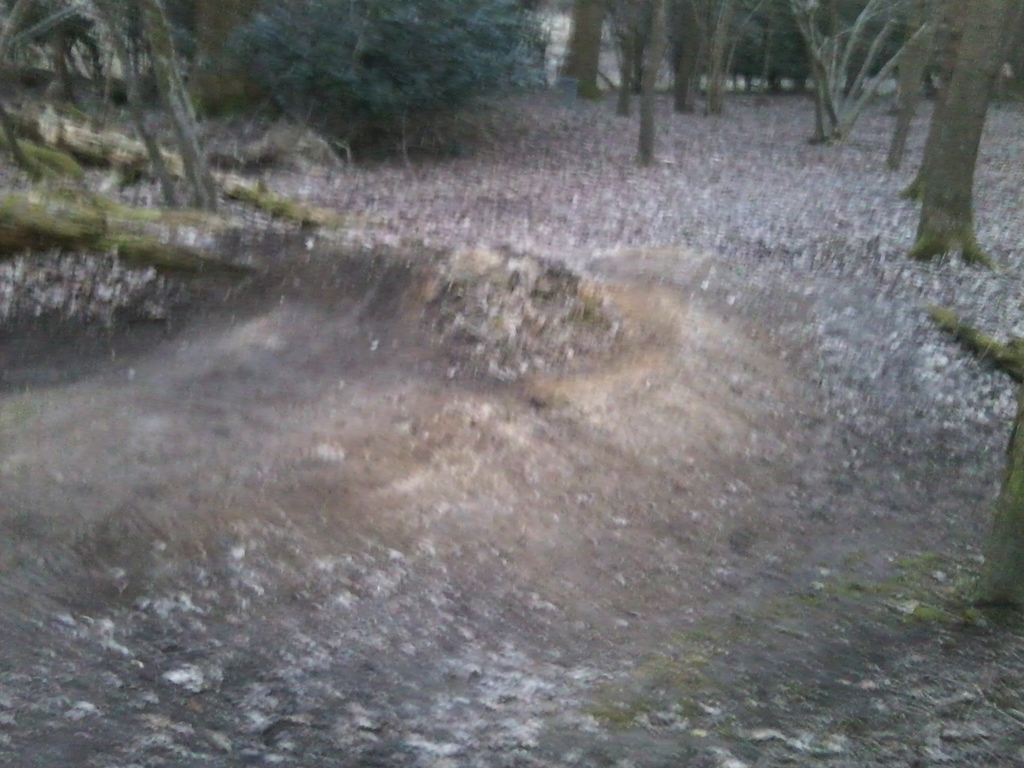 small jump with berm next to it
