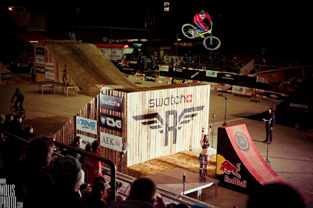 Our NS Bikes team at this years Rocket Air Slopestyle will be represented by Sam Pilgrim and Patrick Leitner. Here is a couple of shots taken by Bartek Wolinski (wolisphoto.com) yesterday.More at http://nsbikes.com/ns-bikes-riders-at-rocket-air-slopestyle,451,pl.htm