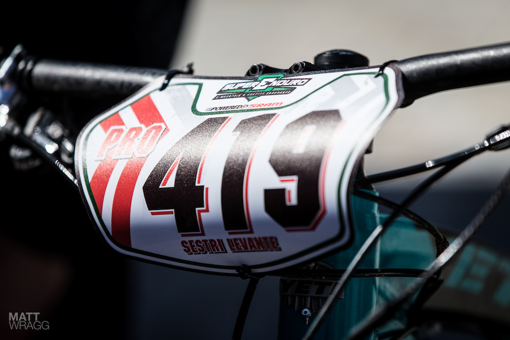 Yes, that's a real race plate. It needs saying again: 500 riders are racing this weekend.