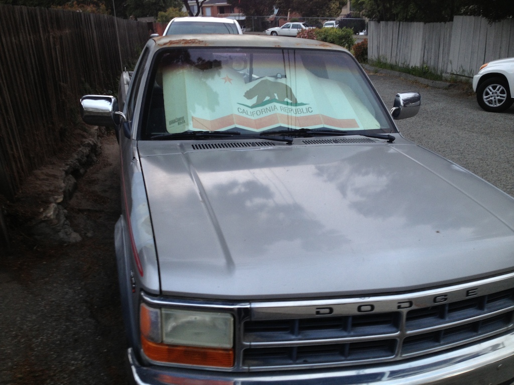 1995 dodge Dakota, only 60,000mi. Came with a free Cali republic us shade from 1995!