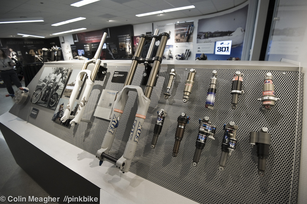 Bike history on display.