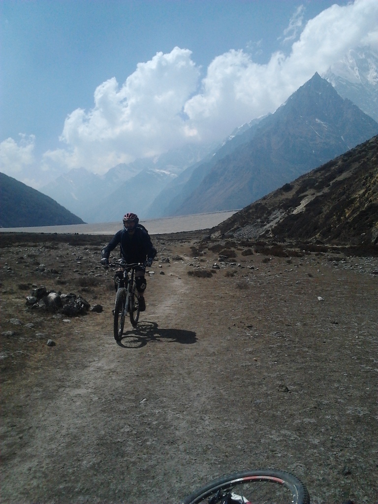 Into the corner of Himalayas...riding all the way to glaciers via many mountains on the trails.