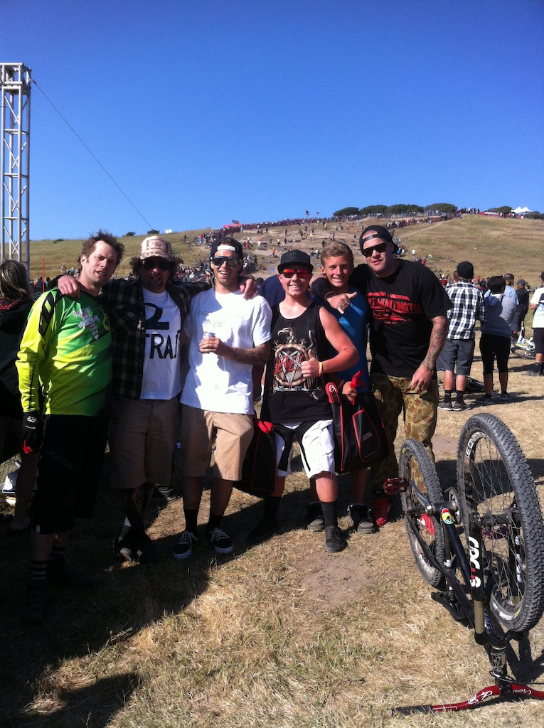 watching dual slalom and talking with these guys was amazing!