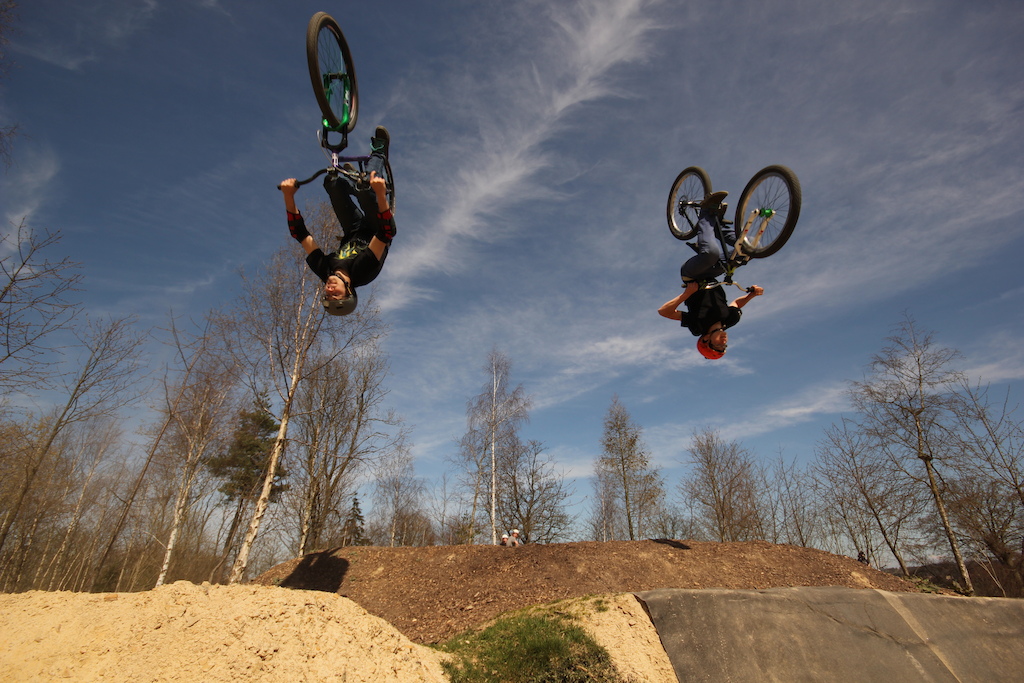 side by side flips at porc! photo by dan jones