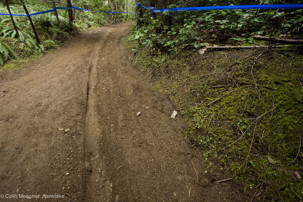 Hmmm, no question as to what the line is in this section of track...