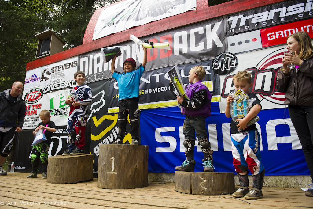 It ain't all about the big kids in PA: minishred podium. So damn cool to see the future.