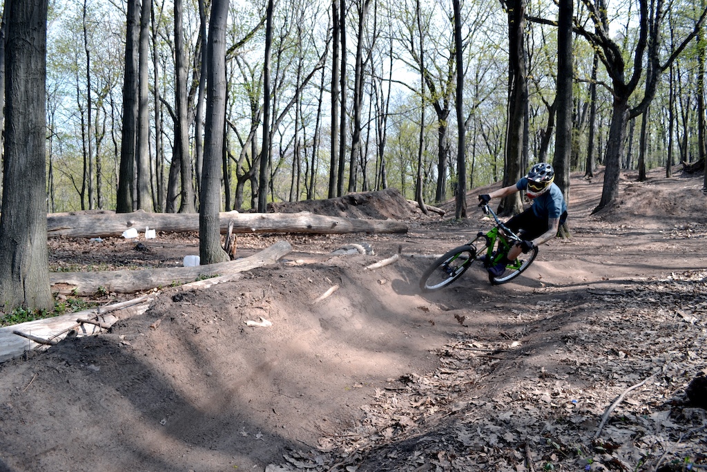 Berm blasting with Mikey.