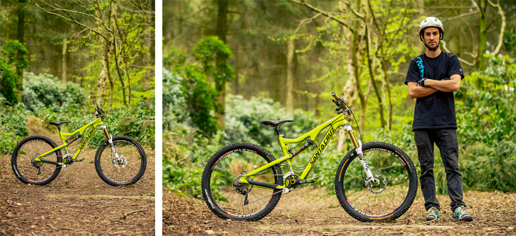 Neil Donoghue giving the new Santa Cruz Bronson C 650B a thrashing in the woods - Laurence CE - www.laurence-ce.com