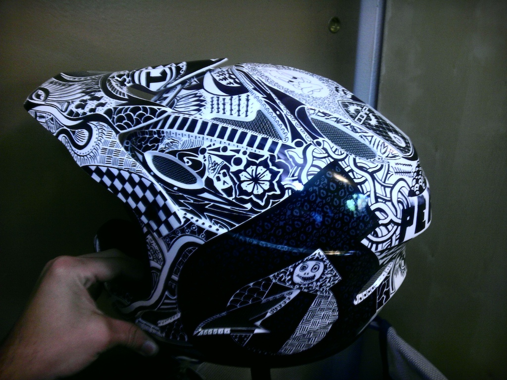 Got bored with a sharpie