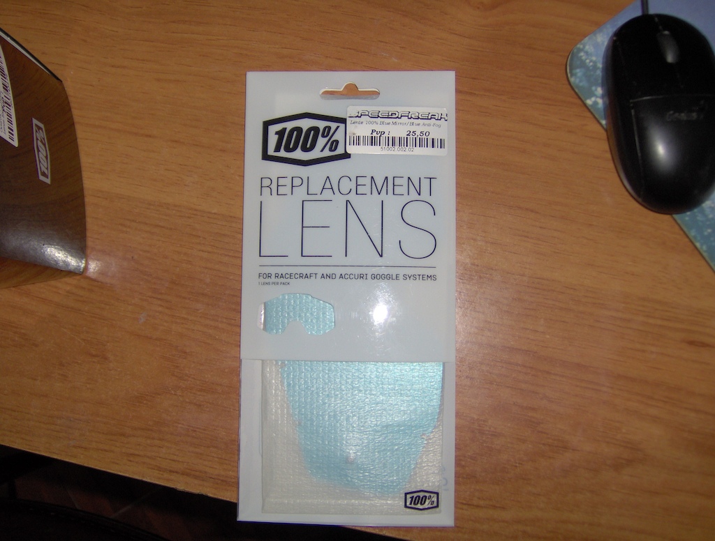 Blue len for my new goggles 100%