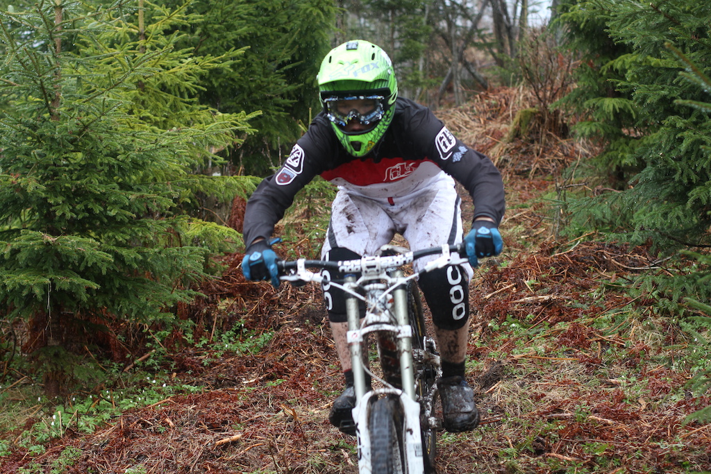 Rainy day in the homemade trail Orm-Trail