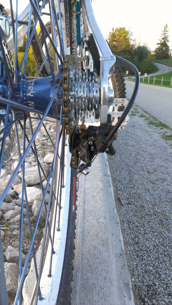 I killed a Shimano Zee my first ride out. Not happy.