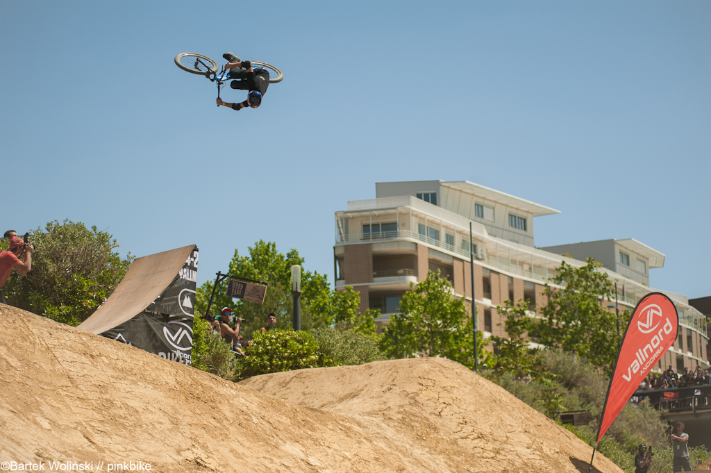Anthony Messere pulled a big flatspin off the stepdown but didnt make it to the finals