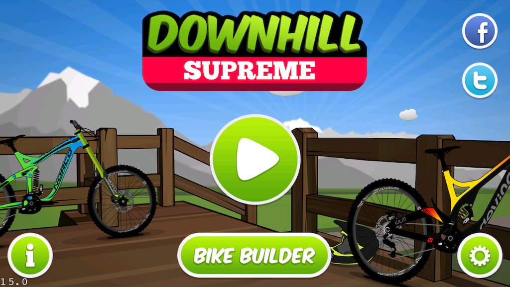 Screenshoots of Downhill Supreme videogame for iOs (Ipads, Ipod touch, Iphones)