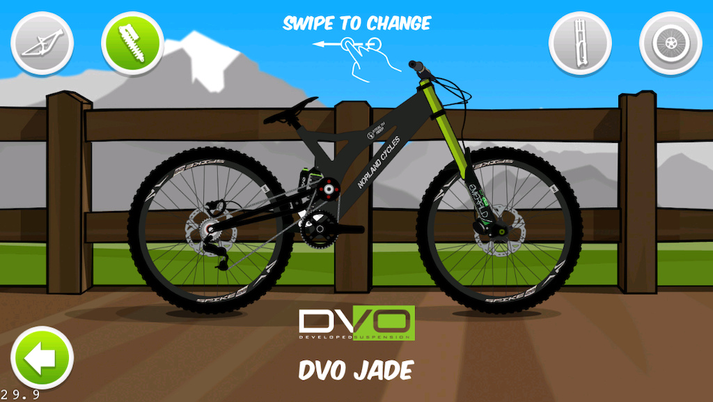 Screenshoots of Downhill Supreme videogame for iOs (Ipads, Ipod touch, Iphones)

LOOK WHAT BIKE IS OVER THERE!