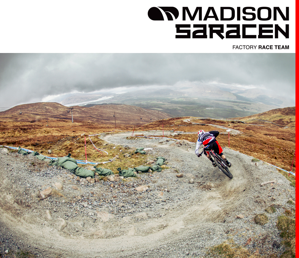 Madison Saracan // Dampening ~ Saracen British Downhill Series TWO - Fort William, Nevis Range // Scotland - Find the article on Pinkbike.com - Laurence CE - www.laurence-ce.com