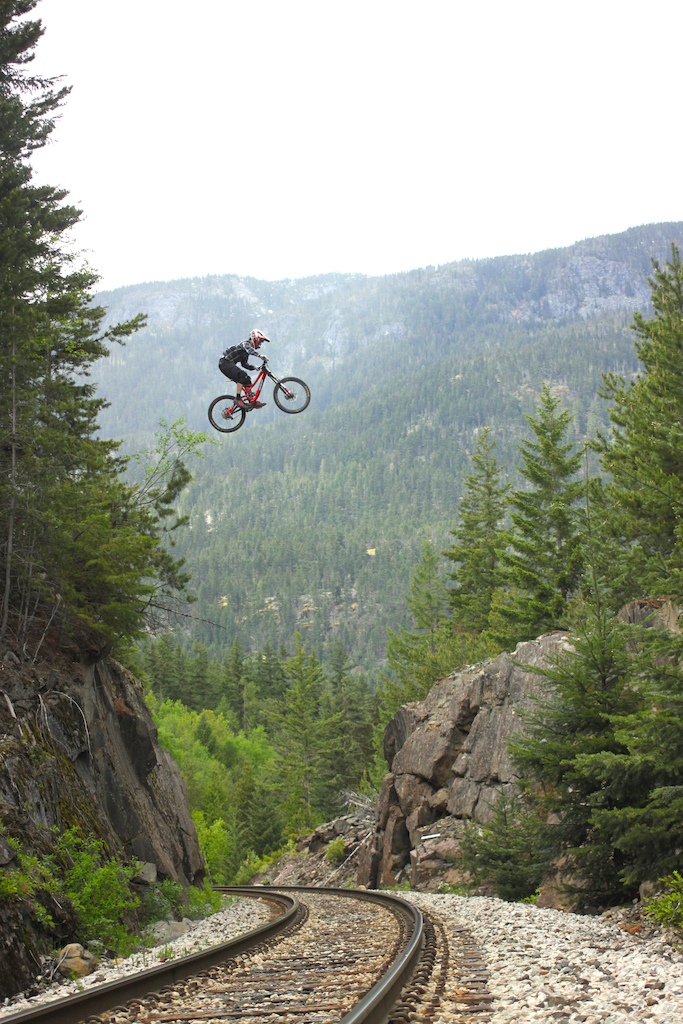 Ali riding the Train Gap. https://www.facebook.com/Thirty2Forty2