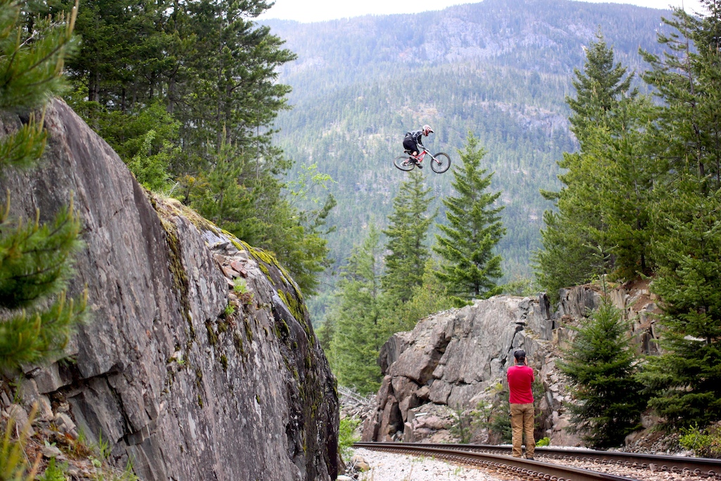 Ali riding the Train Gap. https://www.facebook.com/Thirty2Forty2