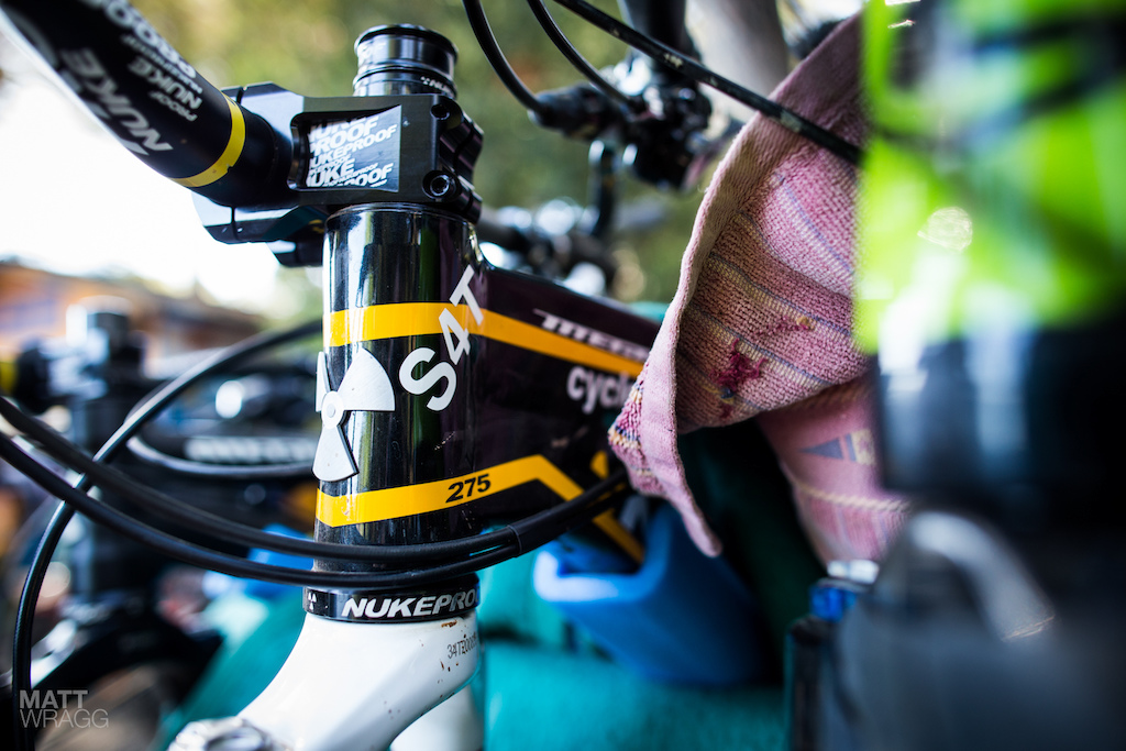 Toby and Sam Pantling ride a lot with Brendan Fairclough and the S4P guys. But they've been putting in the training miles and are proudly running the Sorry For Training stickers on their headtubes...