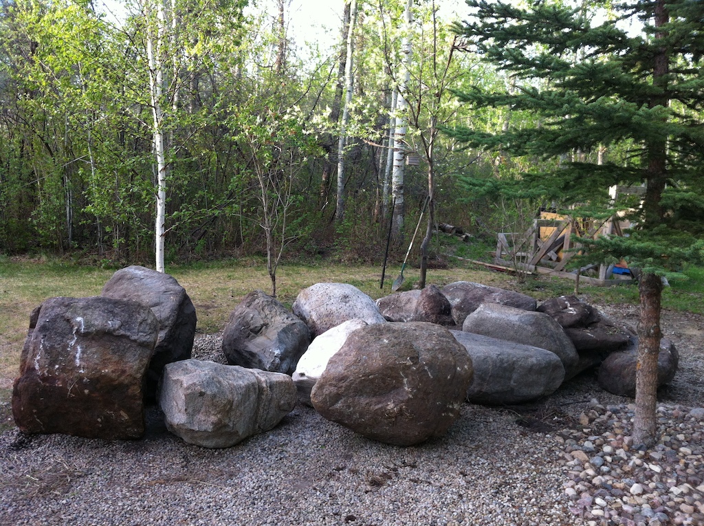rocks for trials area