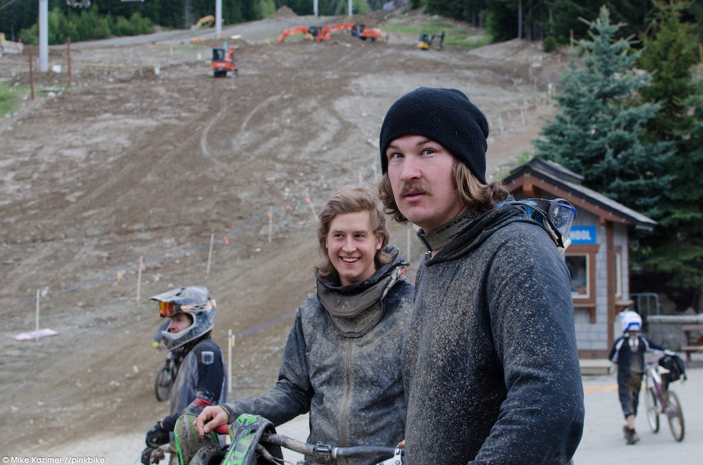The Whistler Trail Crew s Peter Matthews was out enjoying his hard work.