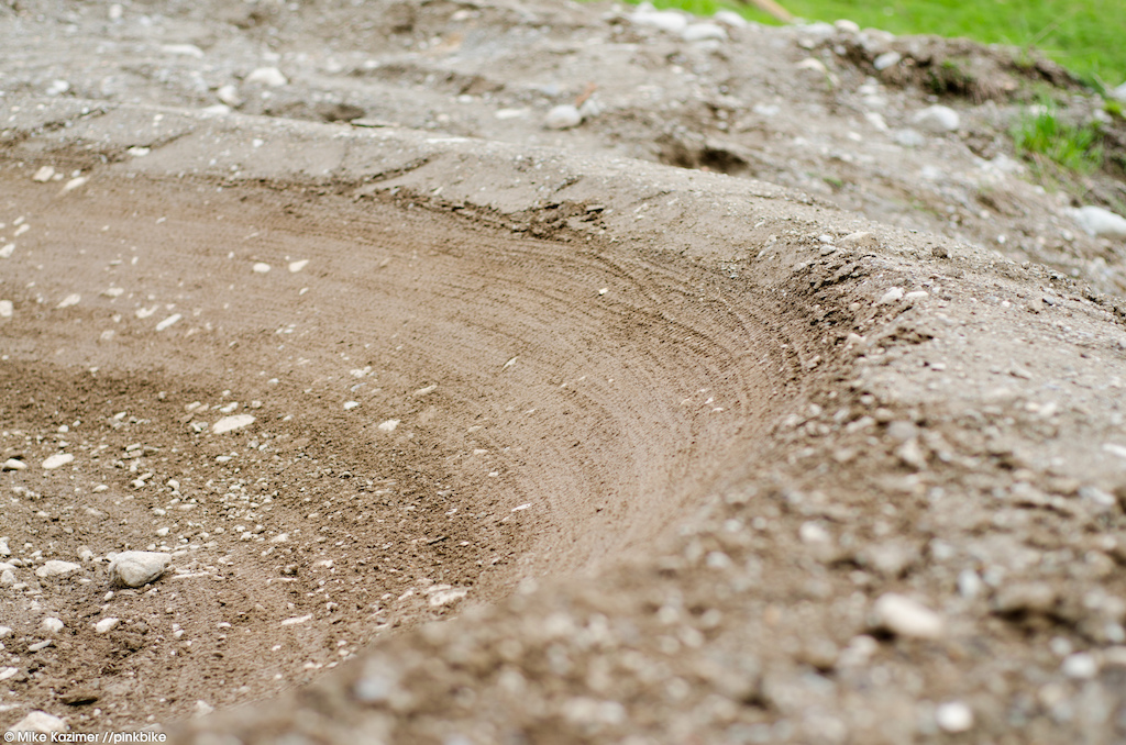 Mmm....berms. The trail crew s hard work was evident all over the mountain.